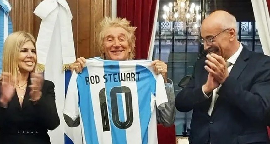 Rod Stewart, leyenda del rock, fue declarado Huésped de Honor en Buenos Aires
