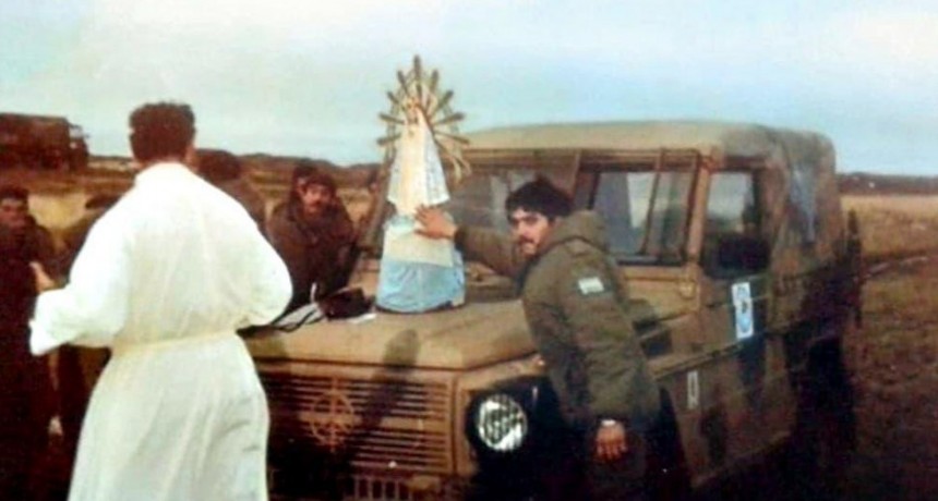 Llega al país la Virgen de Luján que estuvo en Malvinas