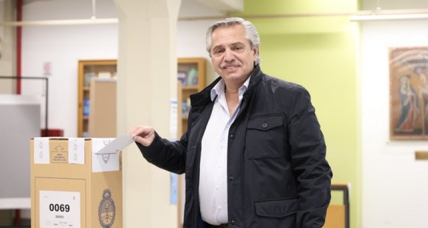 Alberto Fernández votó y afirmó que 