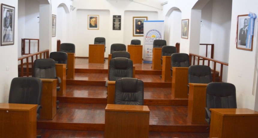 Concejo Deliberante: Se modificaron las fechas de las sesiones de noviembre
