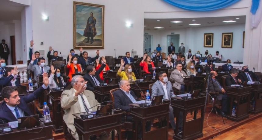 La Legislatura aprobó el Presupuesto 2022  