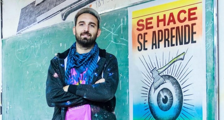 San Spiga pintará un mural en homenaje a Diego Maradona en La Rioja