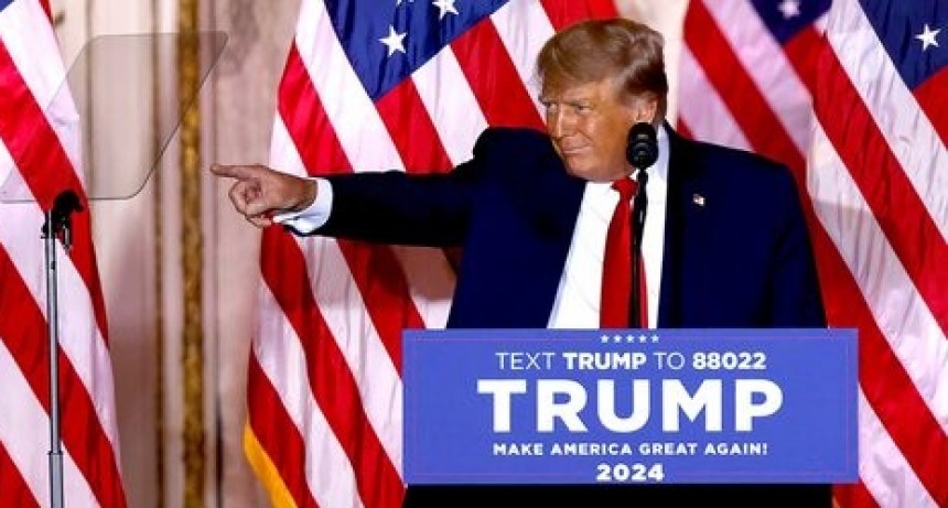 Donald Trump oficializó su candidatura a la presidencia de los EEUU