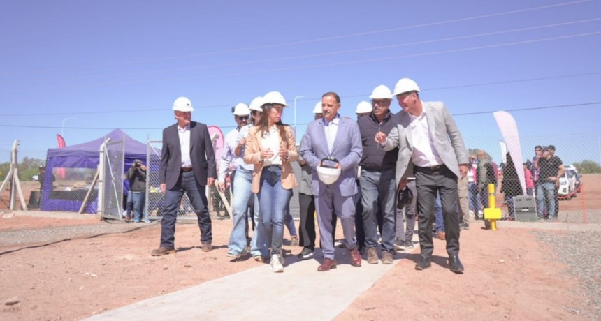 Quintela inauguró la primera etapa del Gasoducto productivo 