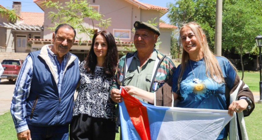  Quintela homenajeo al héroe de Malvinas, Orlando Nievas