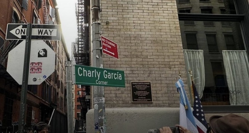 Nueva York ya tiene su esquina en honor a Charly García