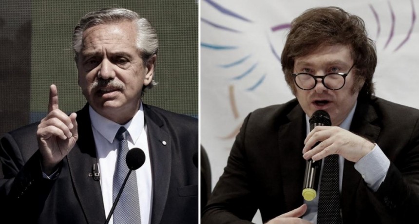 Alberto Fernández recibe a Javier Milei en la residencia de Olivos