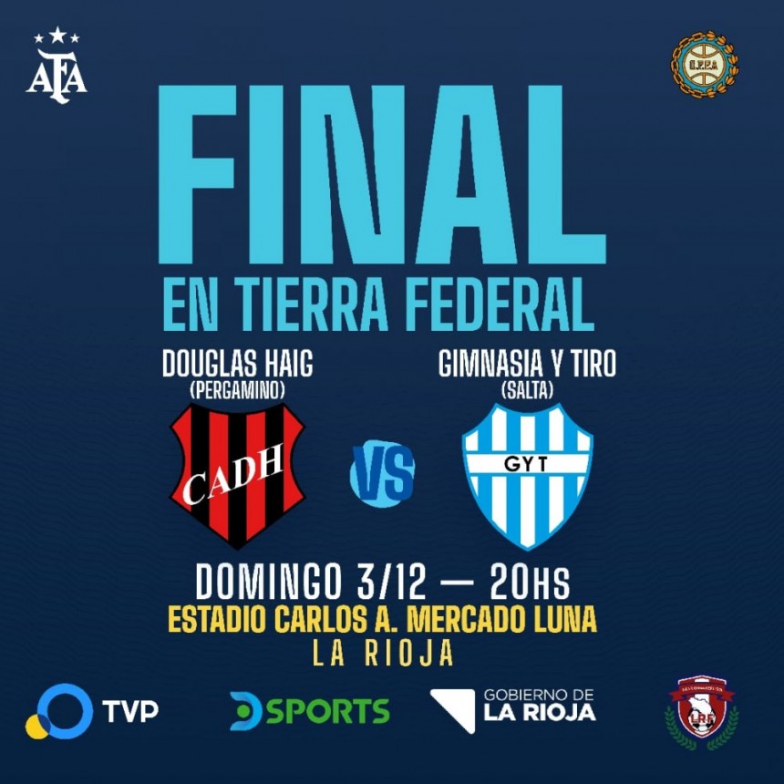 La Rioja elegida como sede para la gran final del Torneo Federal A