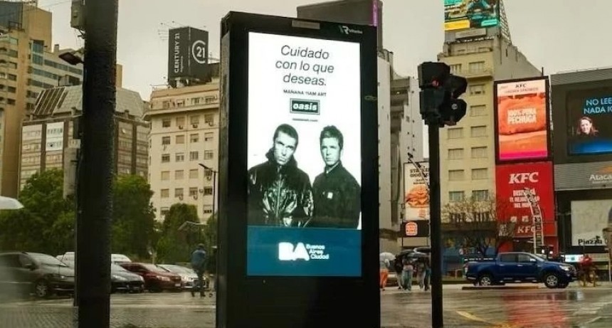 La banda Oasis confirmó su regreso a la Argentina 