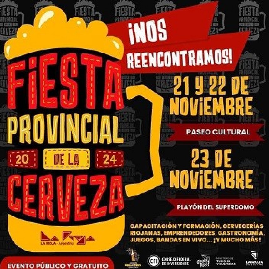 Se realiza la Fiesta Provincial de la Cerveza