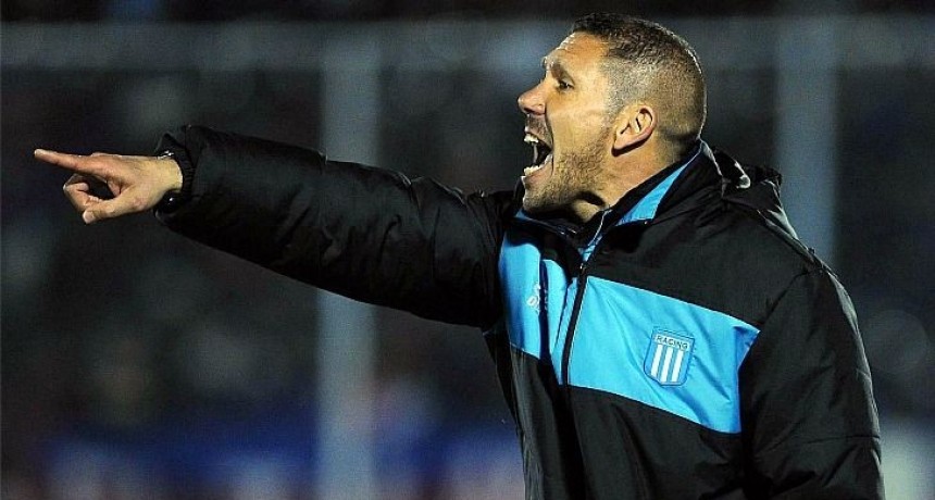 Simeone no ocultó su felicidad por la Copa Sudamericana conquistada por Racing