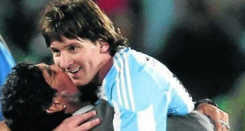 Messi homenajeó a Maradona a cuatro años de su fallecimiento