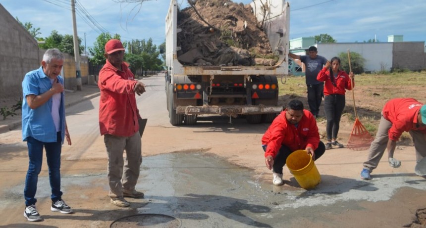 Intervención integral del municipio en barrio Argentino