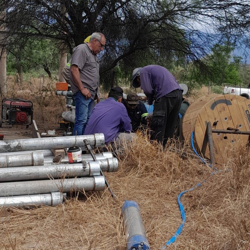 Gobierno habilitó una perforación en Las Higuerillas