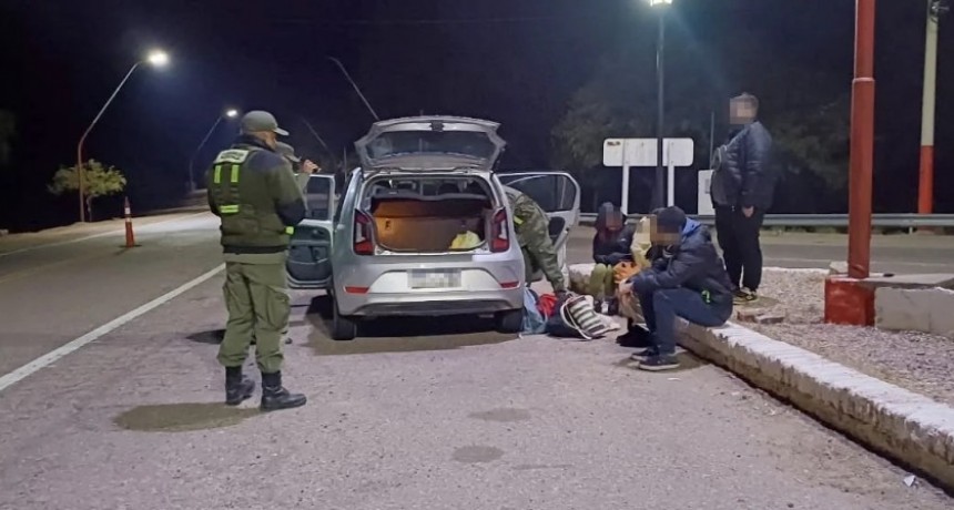 Gendarmería secuestró marihuana, cocaína y hojas de coca en varios operativos