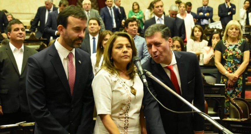 Sergio Casas y Beba Soria juraron como diputados nacionales