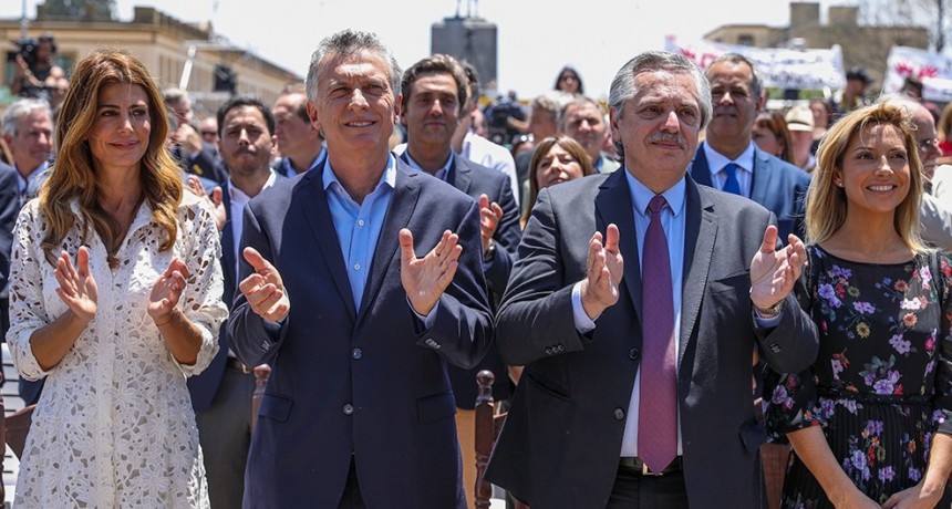 Macri recibió a Alberto Fernández en Luján