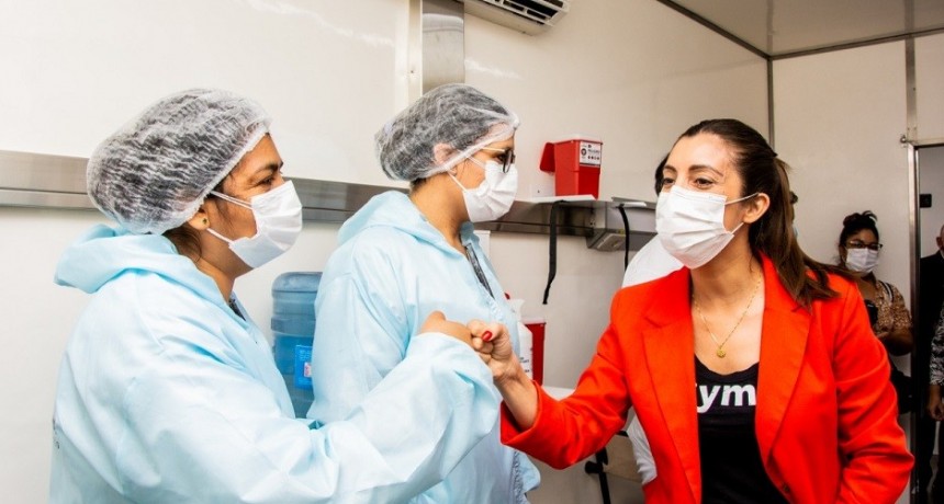 Florencia López calificó de día histórico el inicio de la vacunación contra el COVID19 en La Rioja