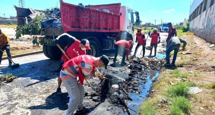 Operativo integral de limpieza de la Ciudad Capital