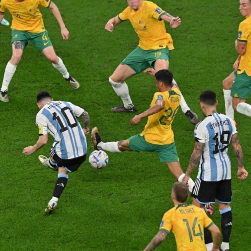 Qatar 2022: Argentina le gana a Australia con golazo de Lionel Messi