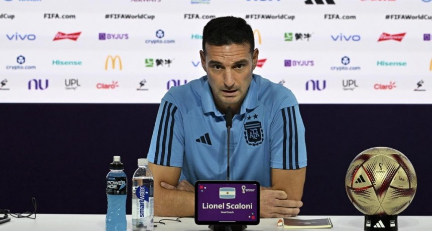Scaloni fue optimista con De Paul y Di María: 