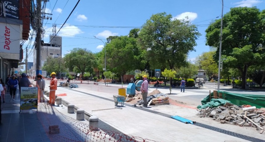 El centro recupera de a poco su transitabilidad