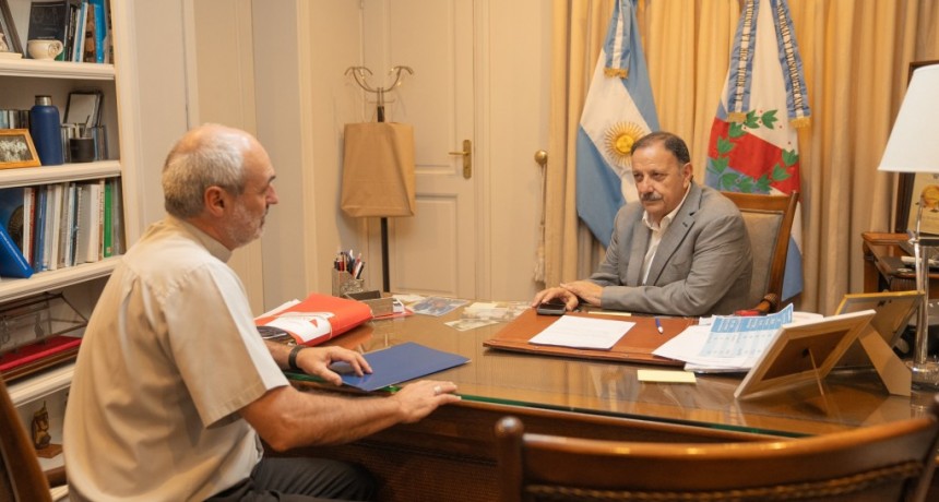 Monseñor Braida se reunió con Quintela luego de su designación en la Conferencia Episcopal Argentina