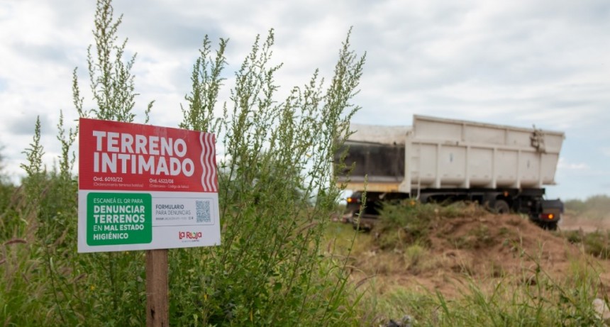 Municipio erradica basurales y controla terrenos baldíos en zona este