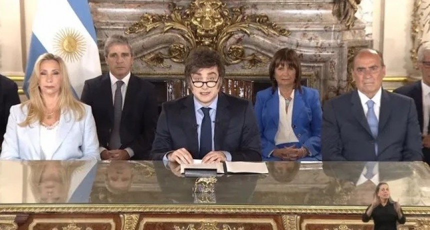 Javier Milei agradeció el 