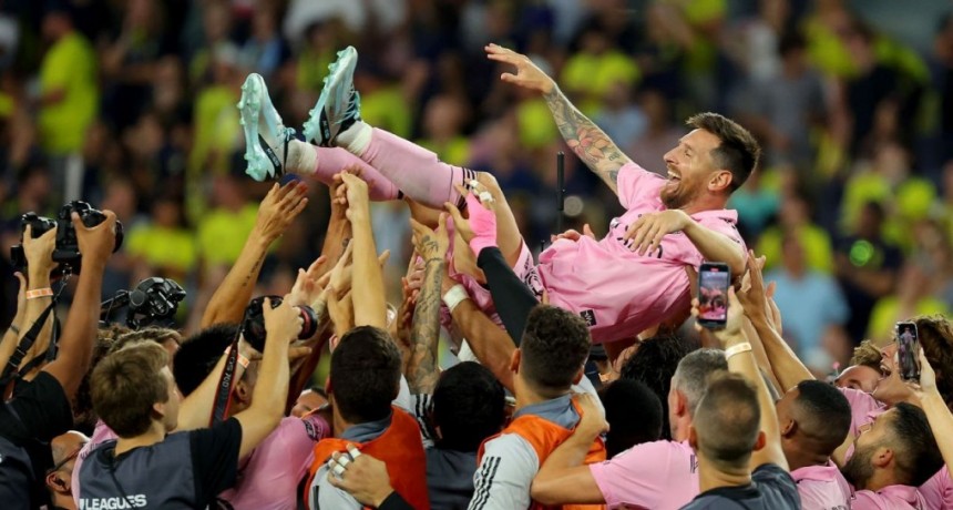 Messi campeón con el Inter Miami 